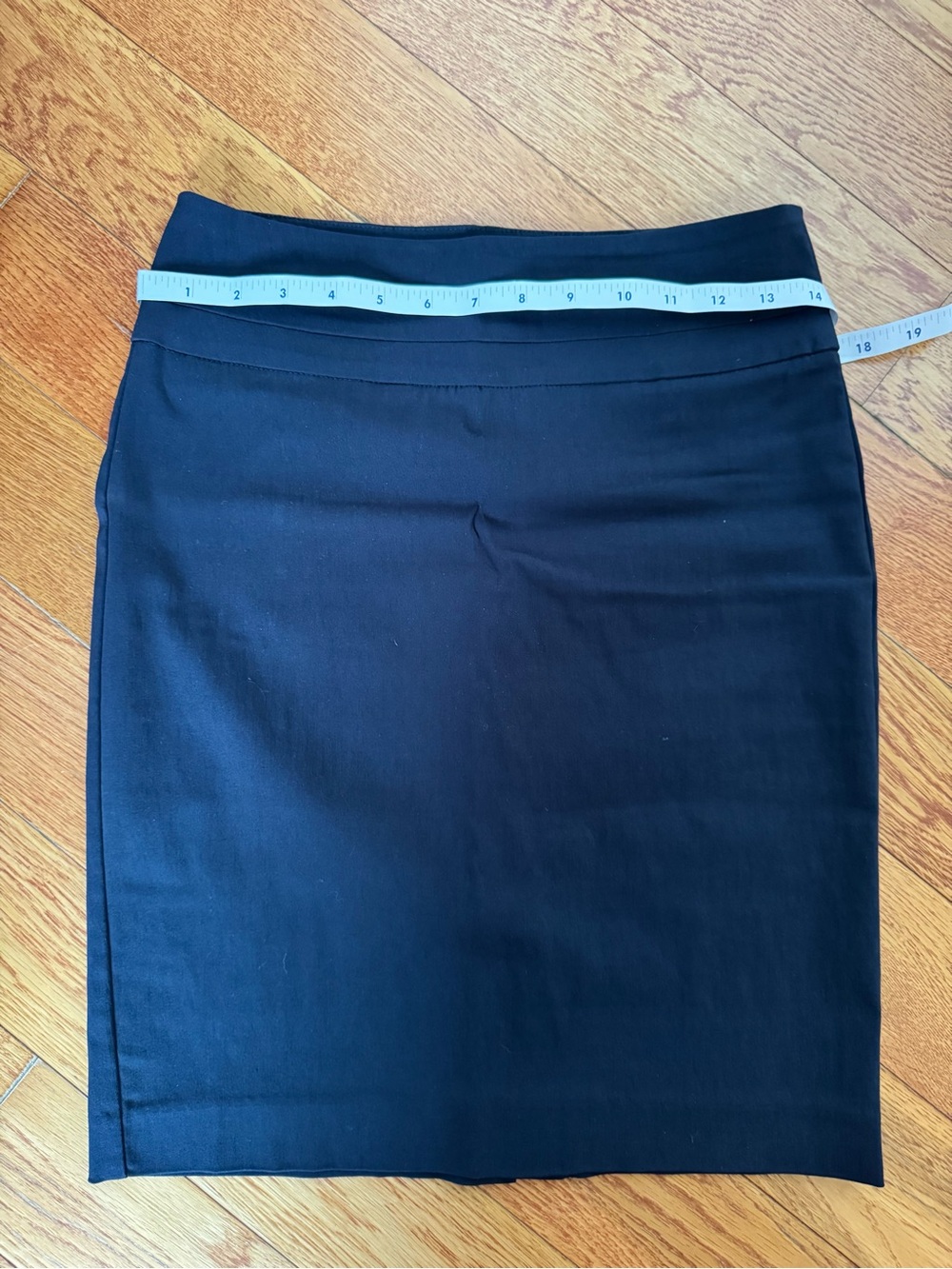 RW&CO. Classic Marine Blue Stretch Pencil Skirt